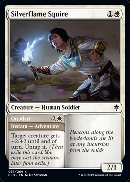 Silverflame Squire // On Alert - Foil